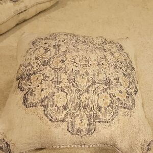 Floral Patterned Throw Pillow